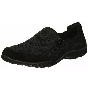 Skechers Relaxed Fit Walking Sneakers, Black, Sz 9